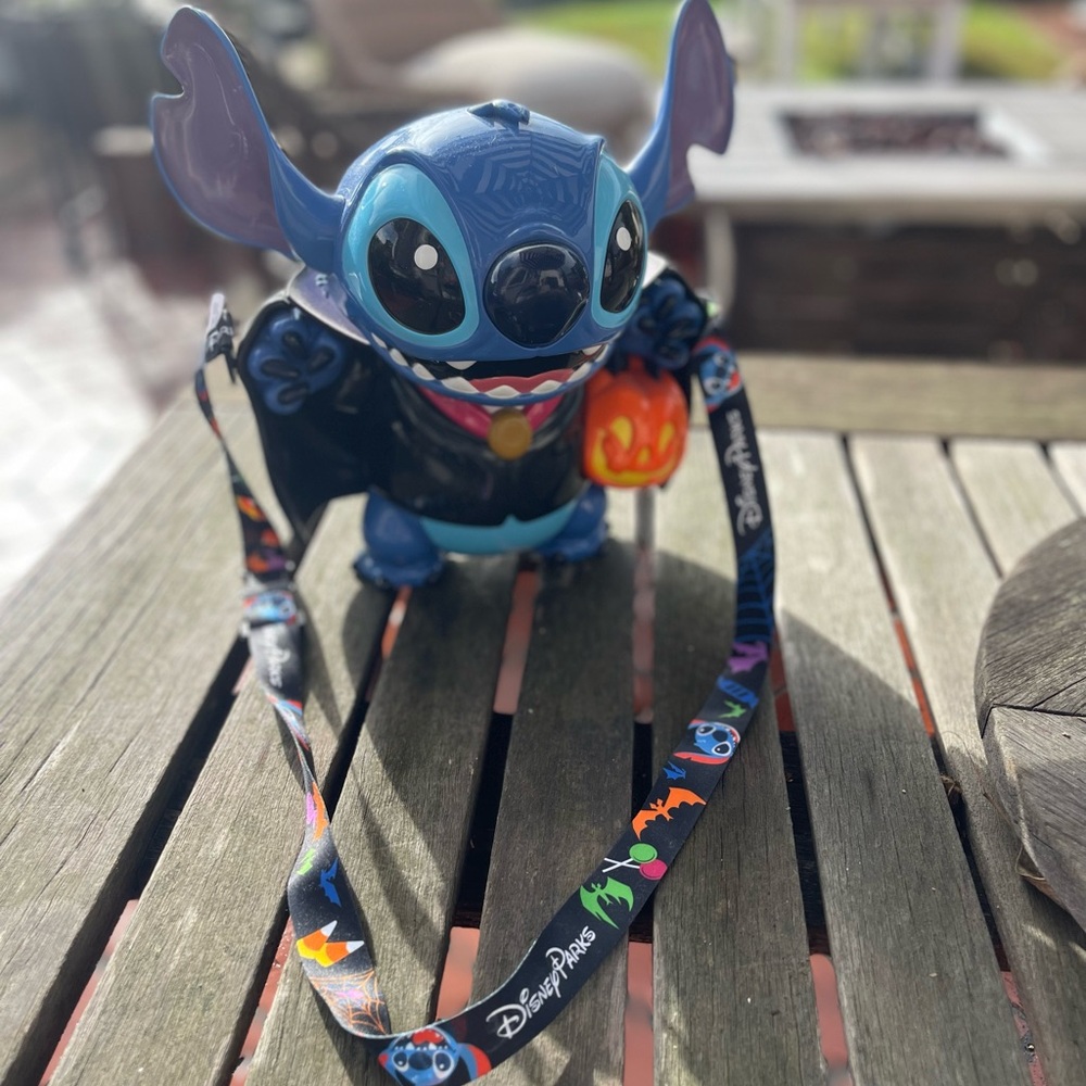 Disney Stitch Halloween Bag - Blue and Black